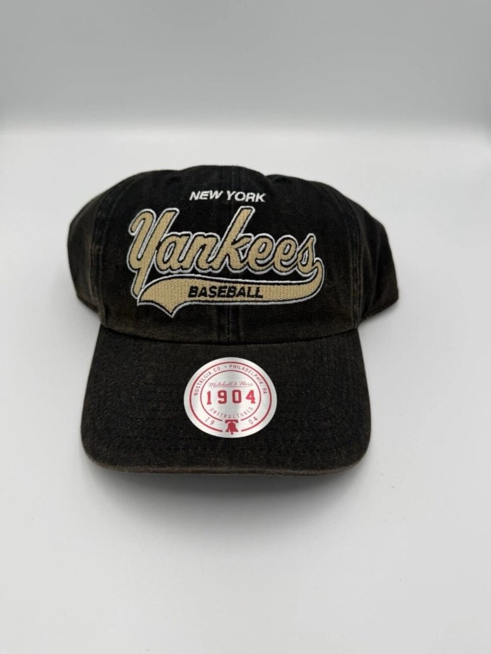 New York Yankees Mitchell & Ness Distress Washed Strapback
